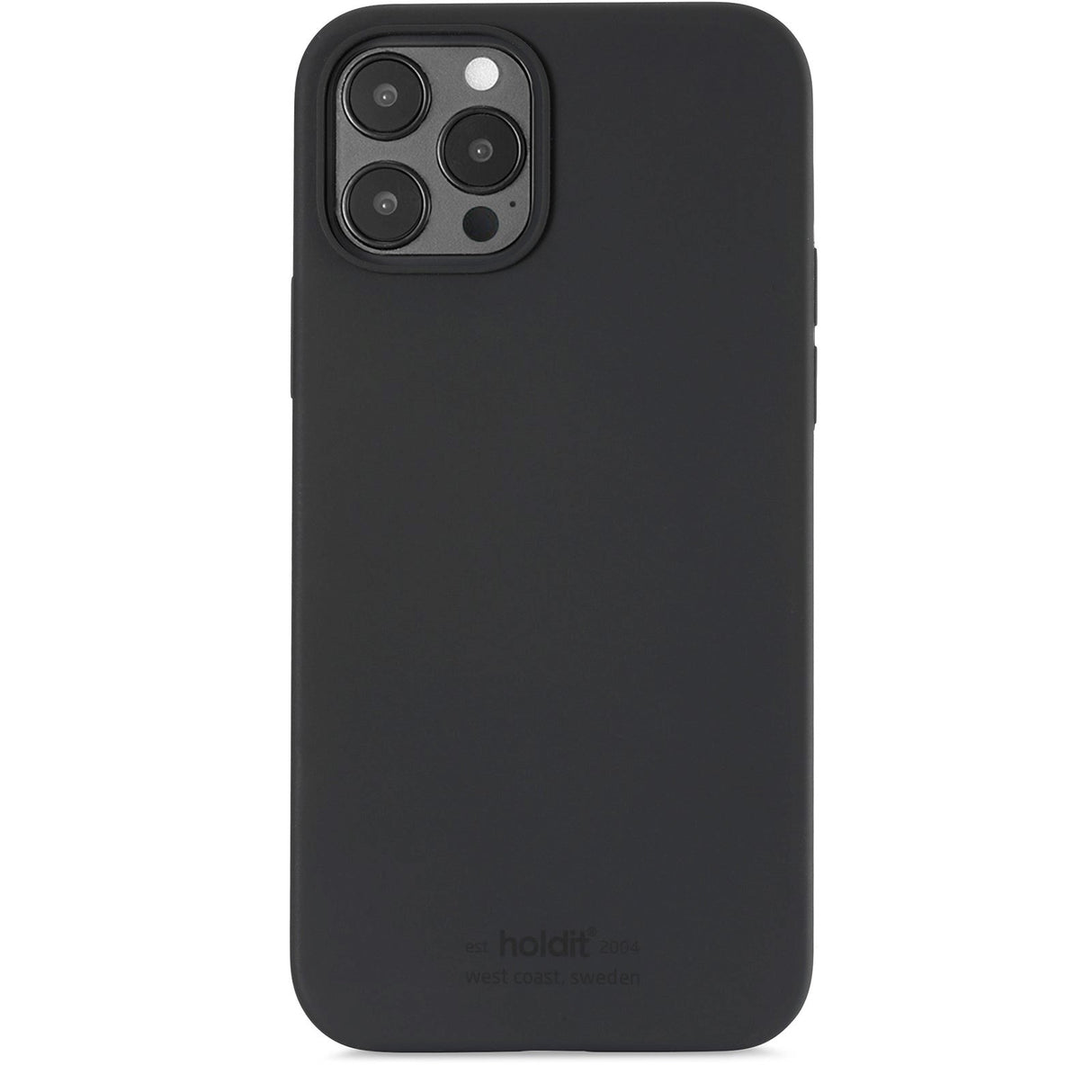 Holdit iPhone 12 Pro Max Soft Touch Silicone Case - Black