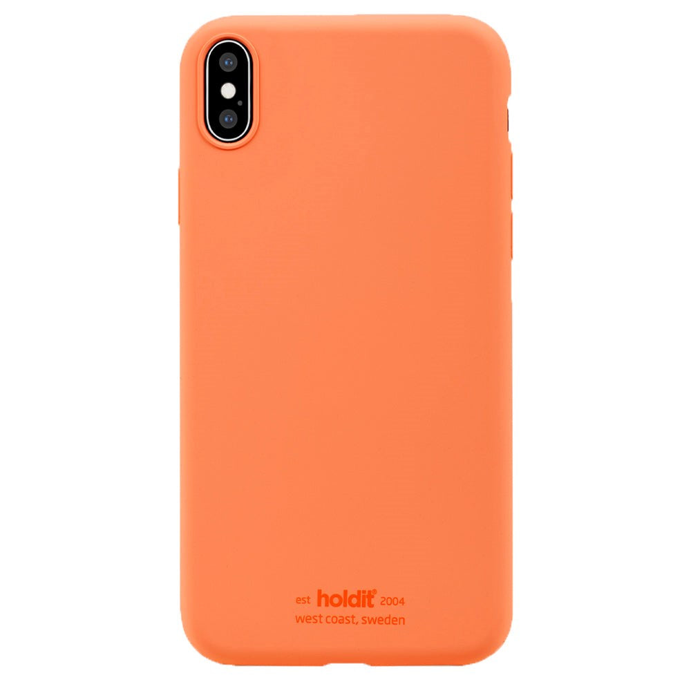 Holdit iPhone XS Max Soft Touch Silicone Case - Orange