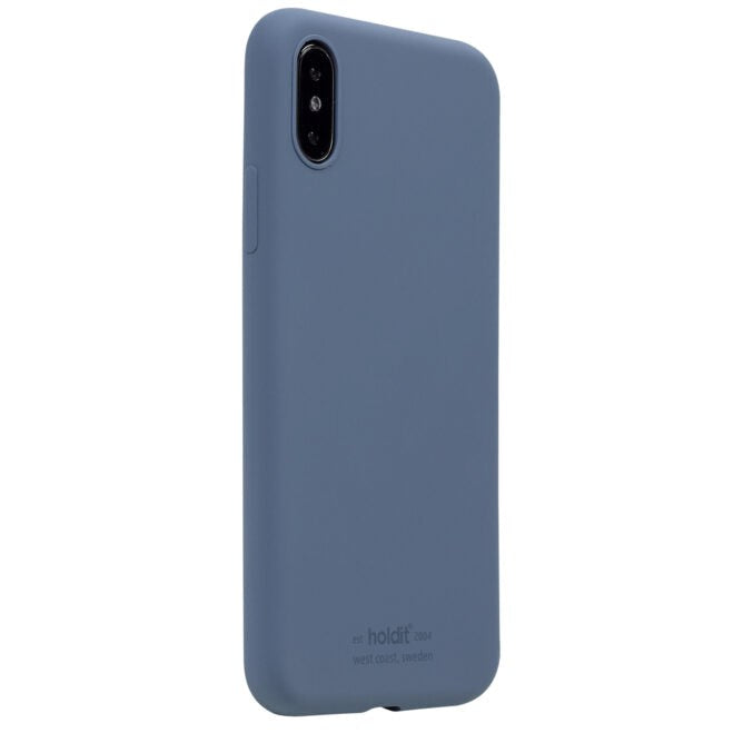 Holdit iPhone X / Xs Soft Touch Silicone Case - Pacific Blue