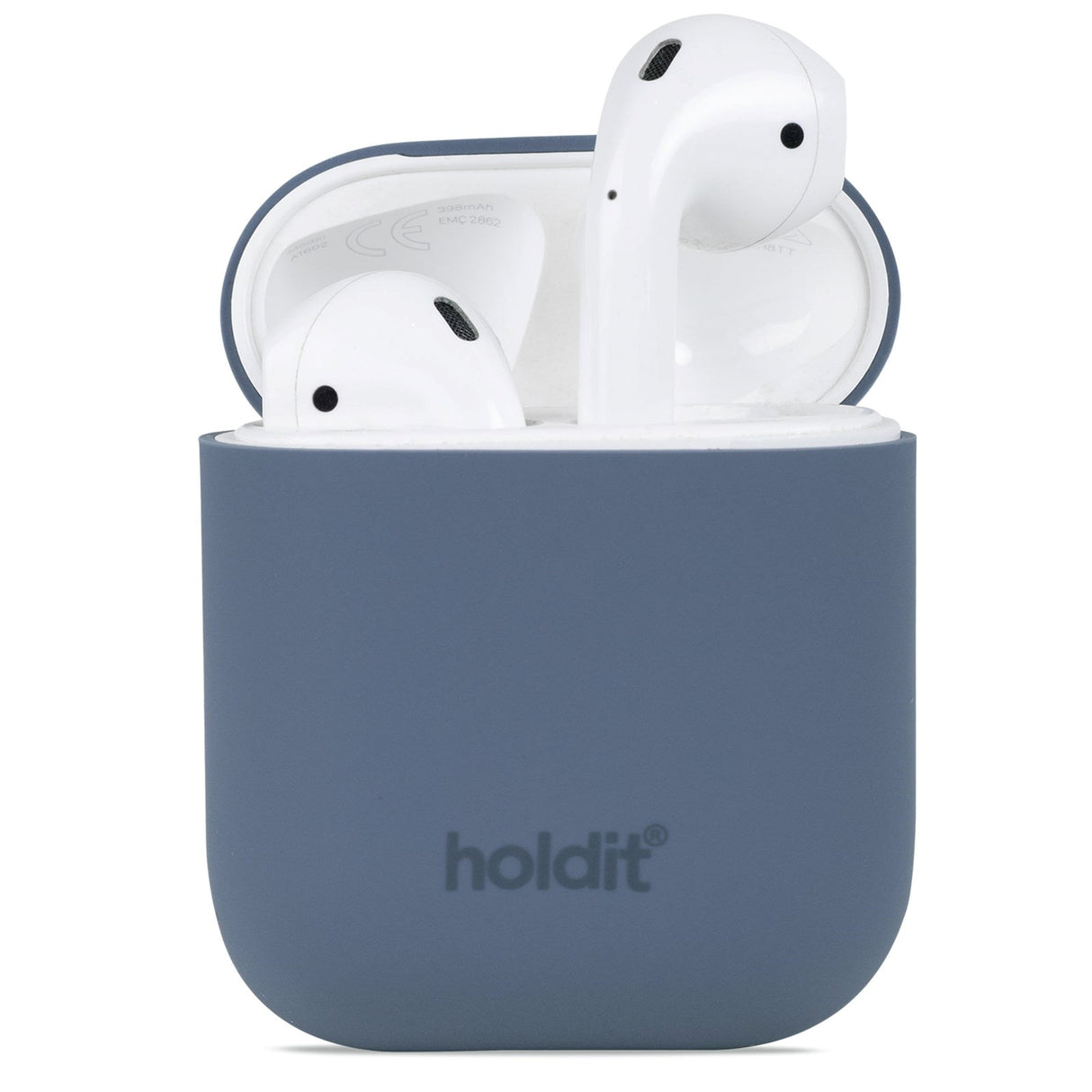 Holdit Nygård Silicone Case For AirPods (1st & 2nd gen.) - Pacific Blue