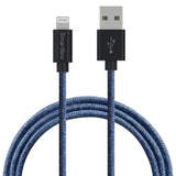 Smartline Fuzzy USB-A to Lightning Cable 2 w. - Blue