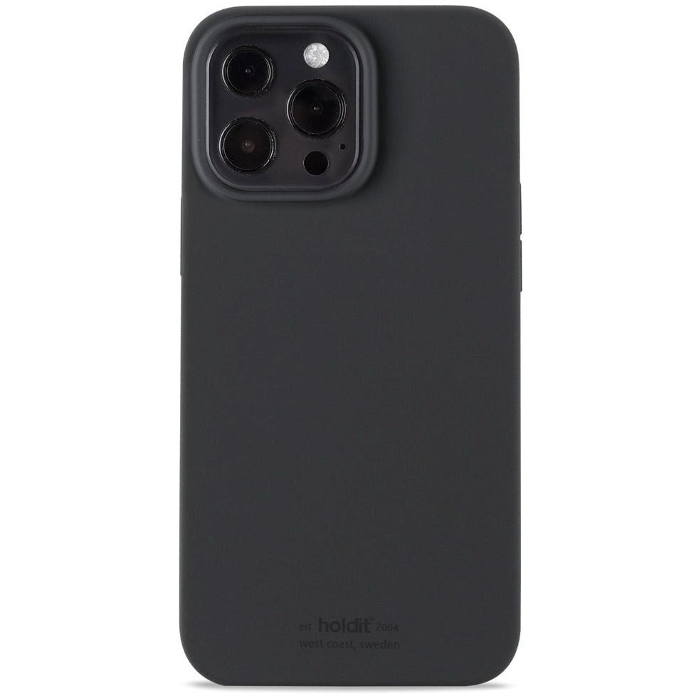 Holdit iPhone 13 Pro Max Soft Touch Silicone Case - Black