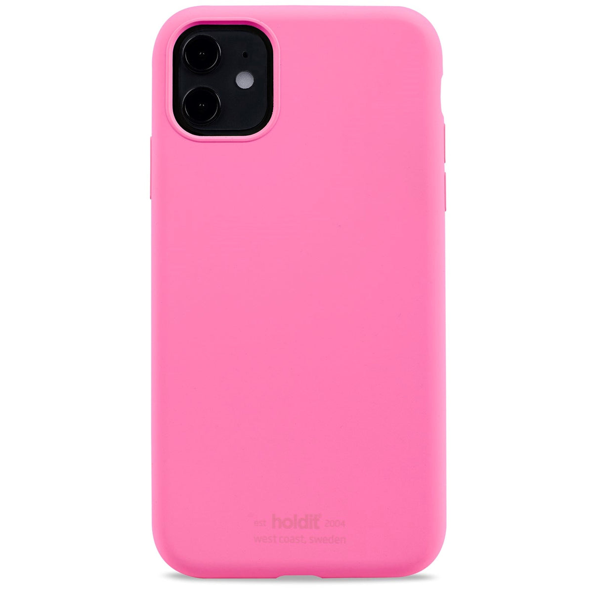 Holdit iPhone 11 Soft Touch Silicone Case - Bright Pink