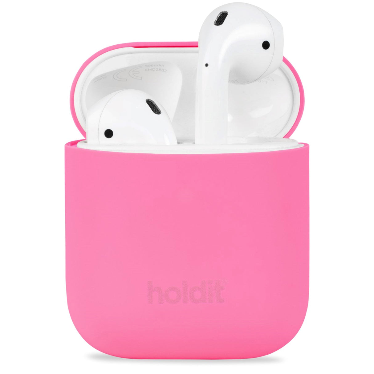 Holdit Nygård Silicone Case For Apple AirPods (1st & 2nd gen.) - Bright Pink