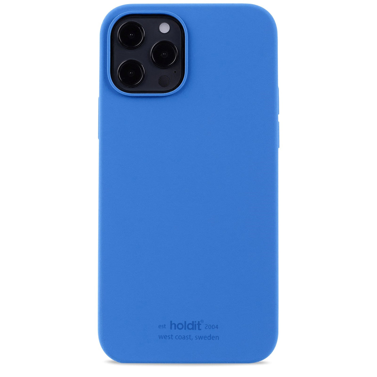 Holdit iPhone 12 / 12 Pro Soft Touch Silicone Case - Sky Blue