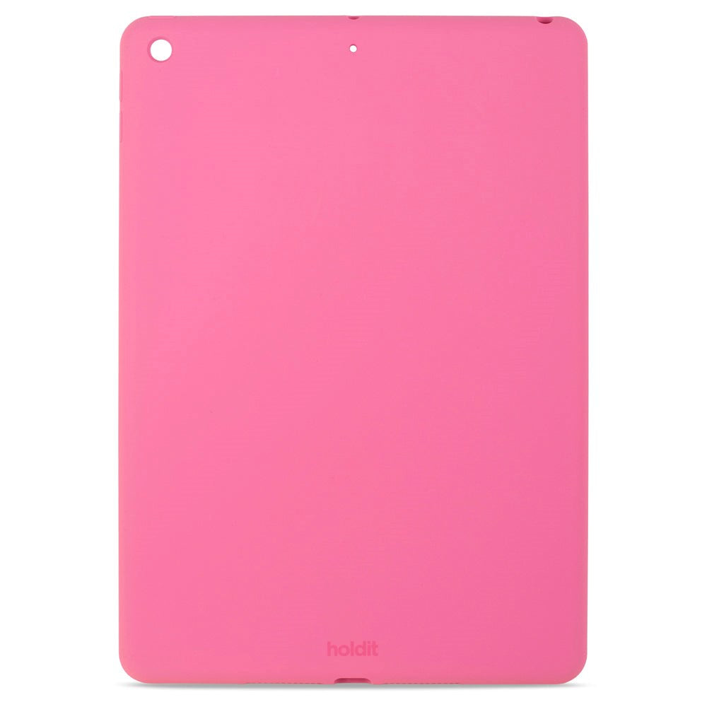 iPad 10.2" (2021 / 2020 / 2019) Holdit Silicone Back Case - Bright Pink