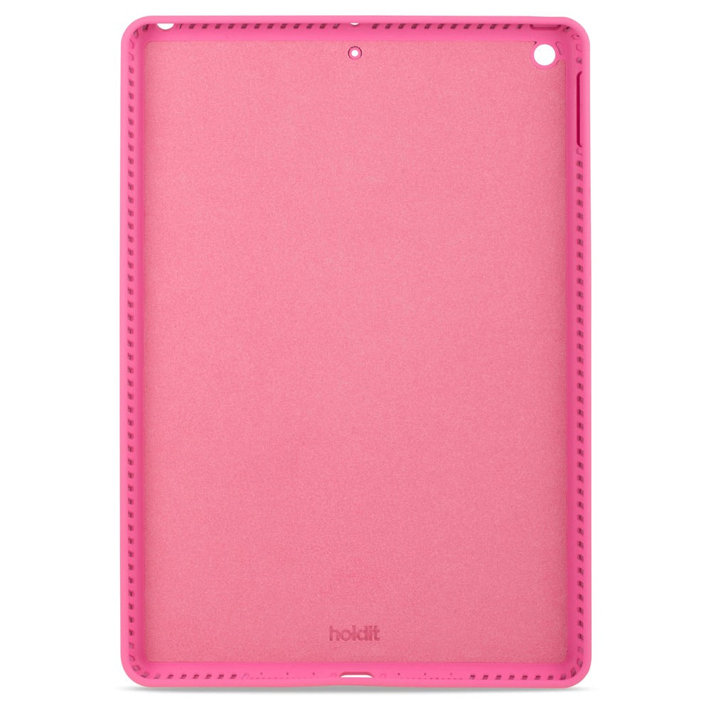 iPad 10.2" (2021 / 2020 / 2019) Holdit Silicone Back Case - Bright Pink