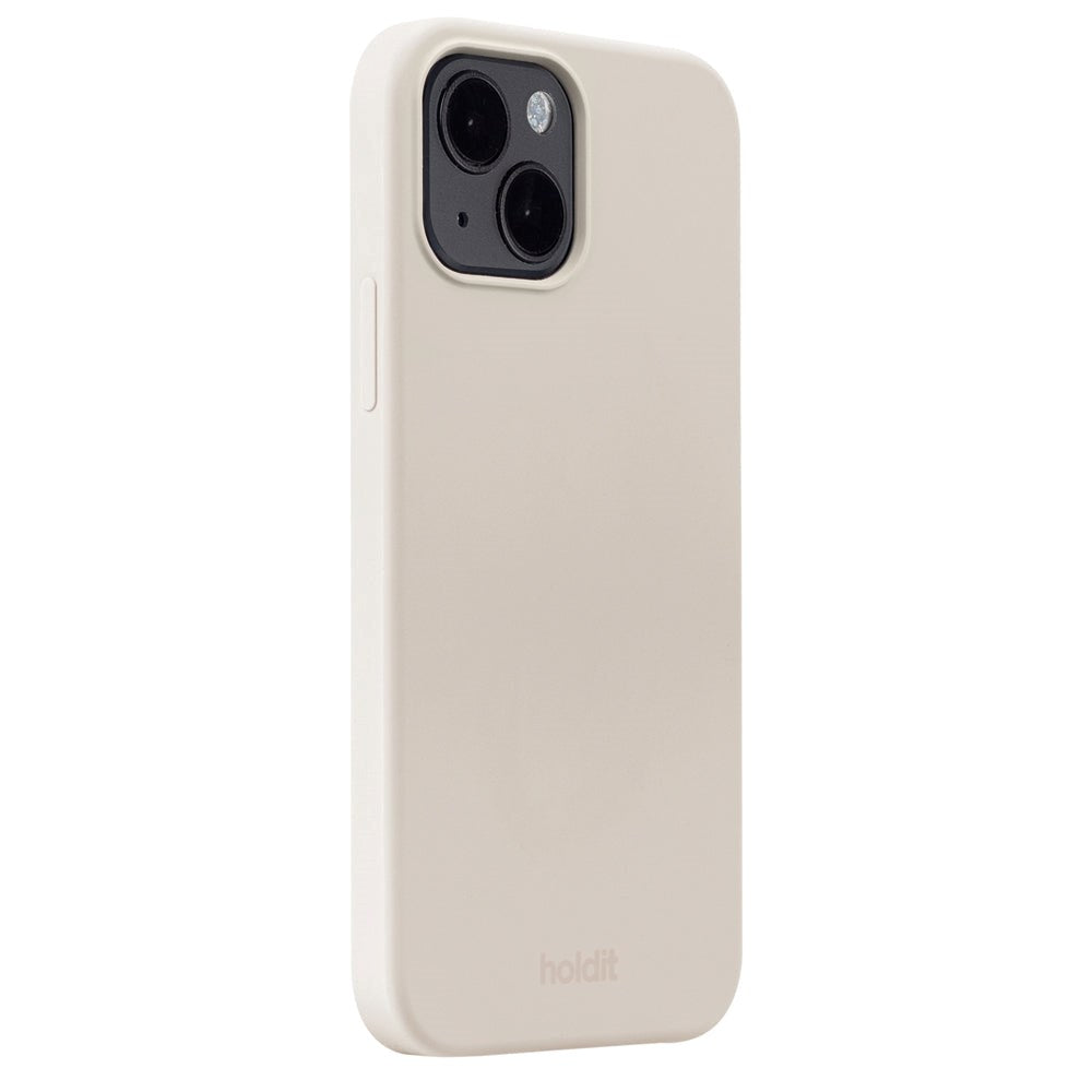 Holdit iPhone 14 Soft Touch Silicone Case - Light Beige