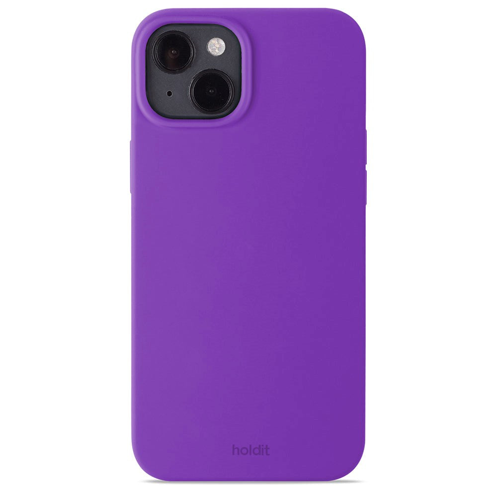 Holdit iPhone 14 Plus Soft Touch Silicone Case - Bright Purple