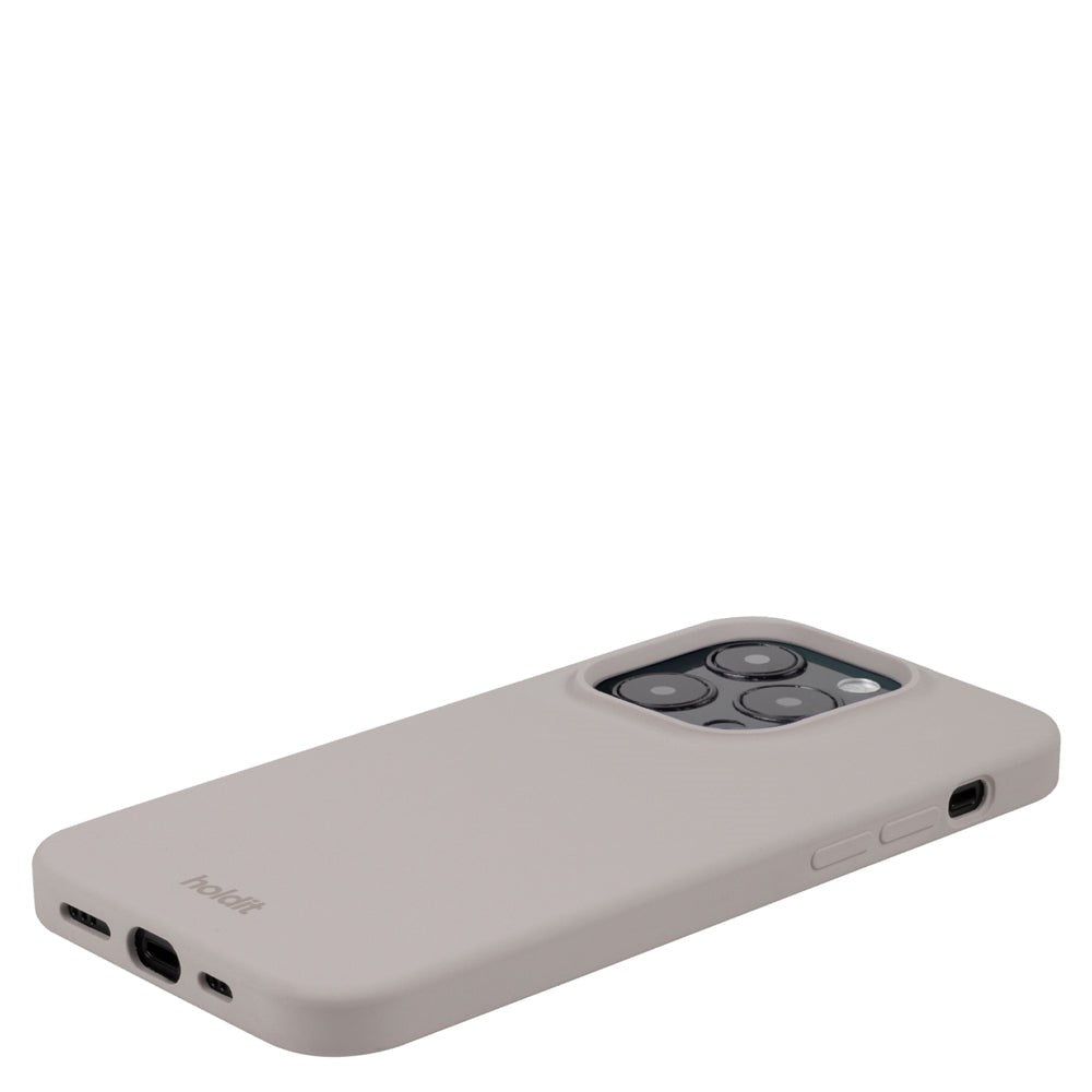 Holdit iPhone 14 Pro Soft Touch Silicone Case - Taupe