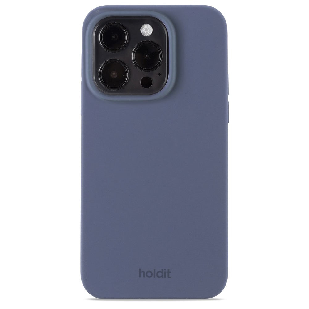 Holdit iPhone 14 Pro Soft Touch Silicone Case - Pacific Blue