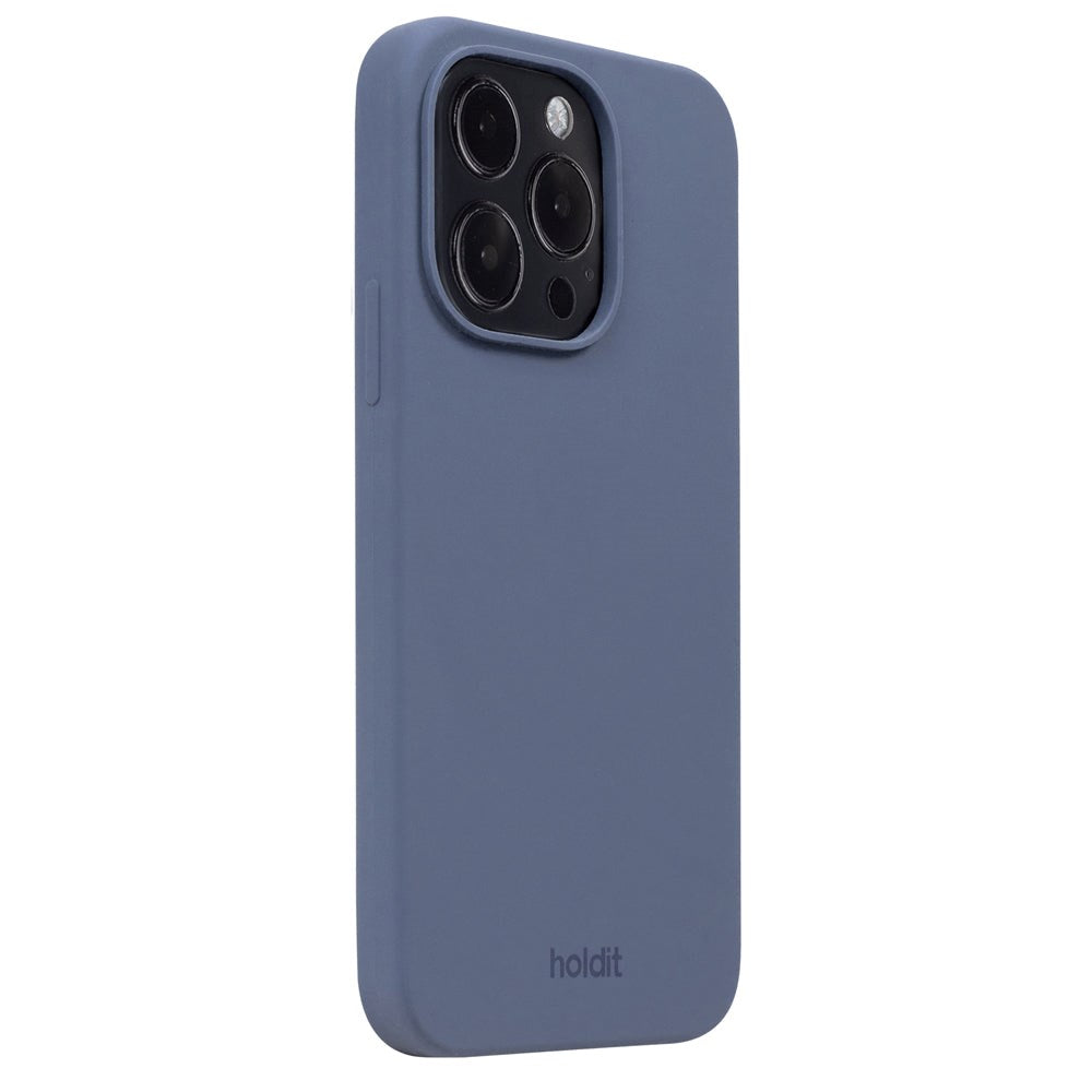 Holdit iPhone 14 Pro Soft Touch Silicone Case - Pacific Blue