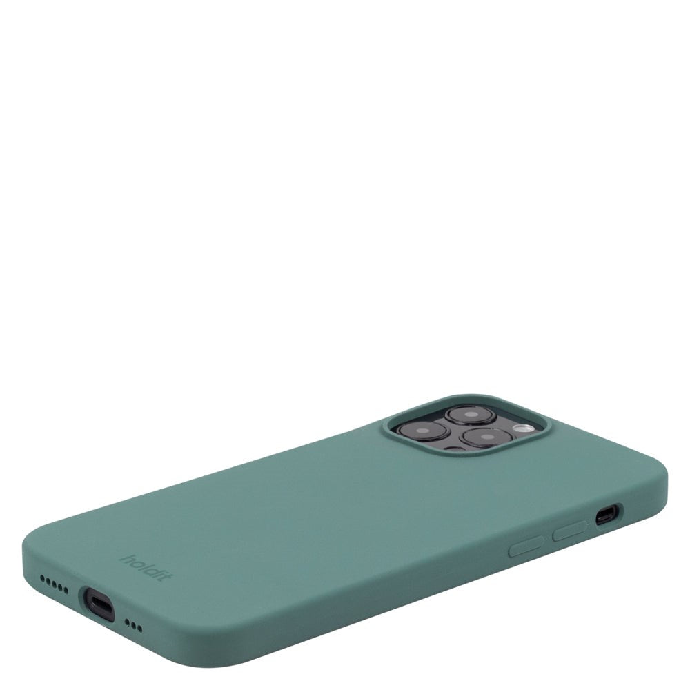 Holdit iPhone 14 Pro Max Soft Touch Silicone Case - Moss Green