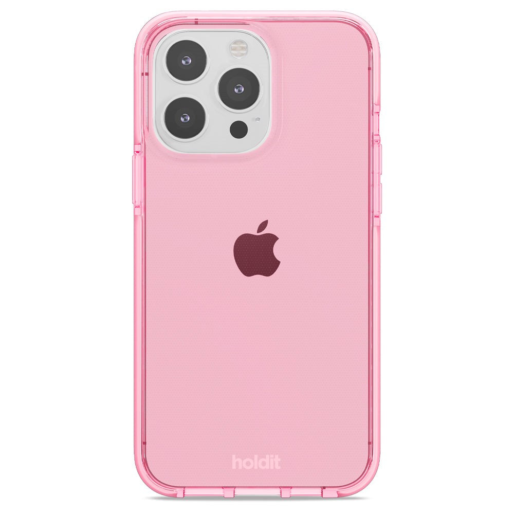 Holdit iPhone 14 Pro Max Seethru Case - Bright Pink