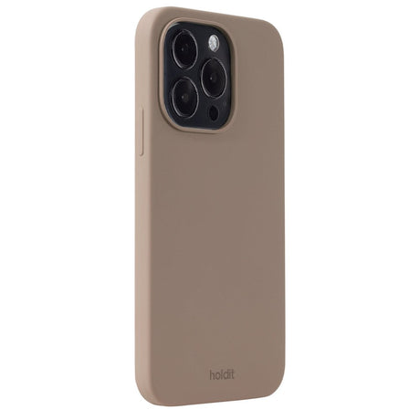 Holdit iPhone 14 Pro Soft Touch Silicone Case - Mocha Brown