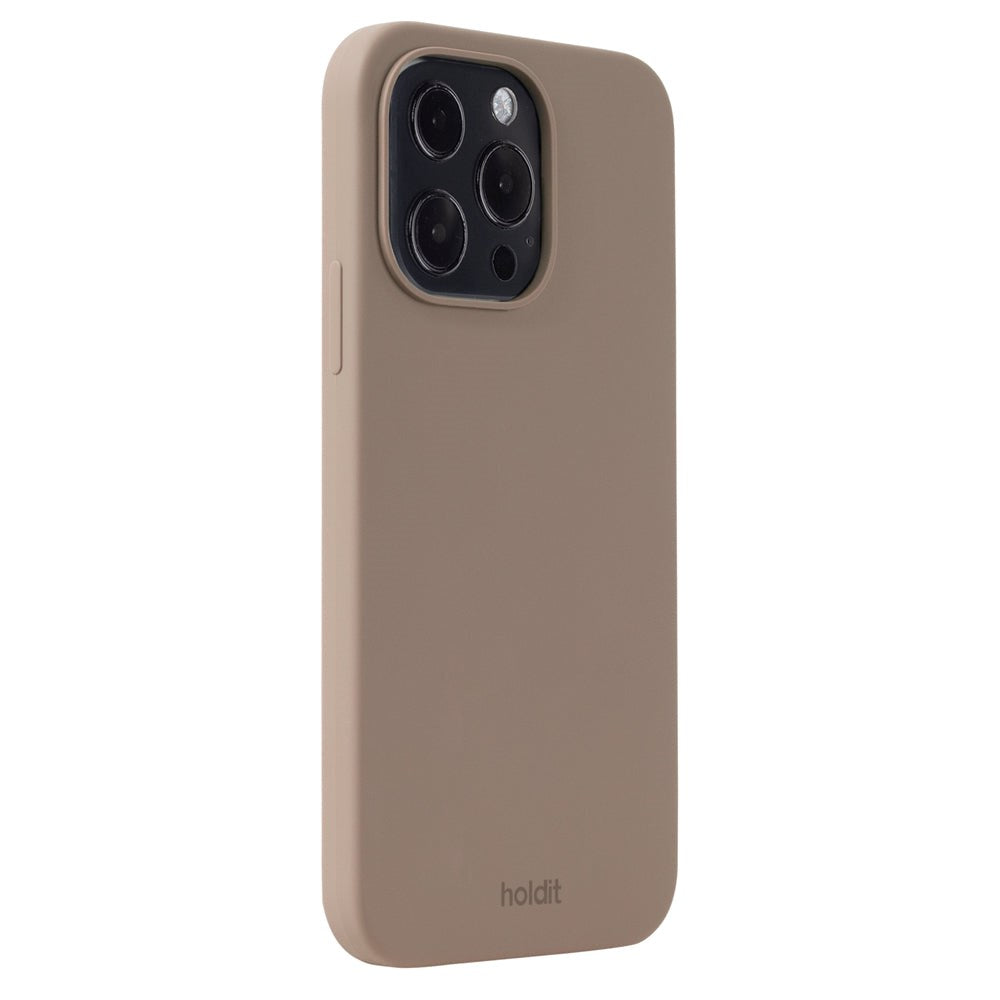 Holdit iPhone 13 Pro Soft Touch Silicone Case - Mocha Brown