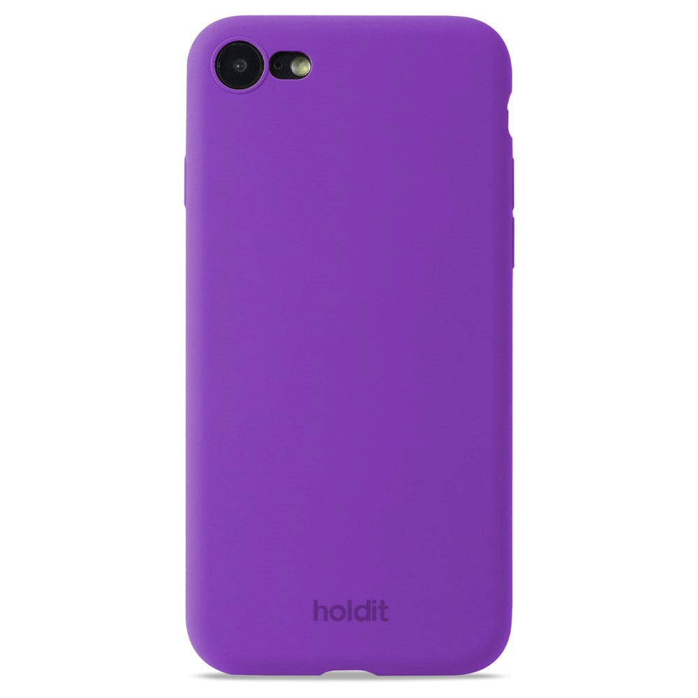 Holdit iPhone SE (2022 / 2020) / 8 / 7 Soft Touch Silicone Case - Bright Purple