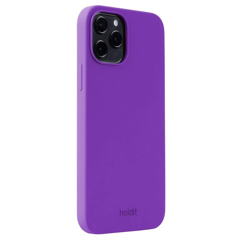 Holdit iPhone 12 / 12 Pro Soft Touch Silicone Case - Bright Purple