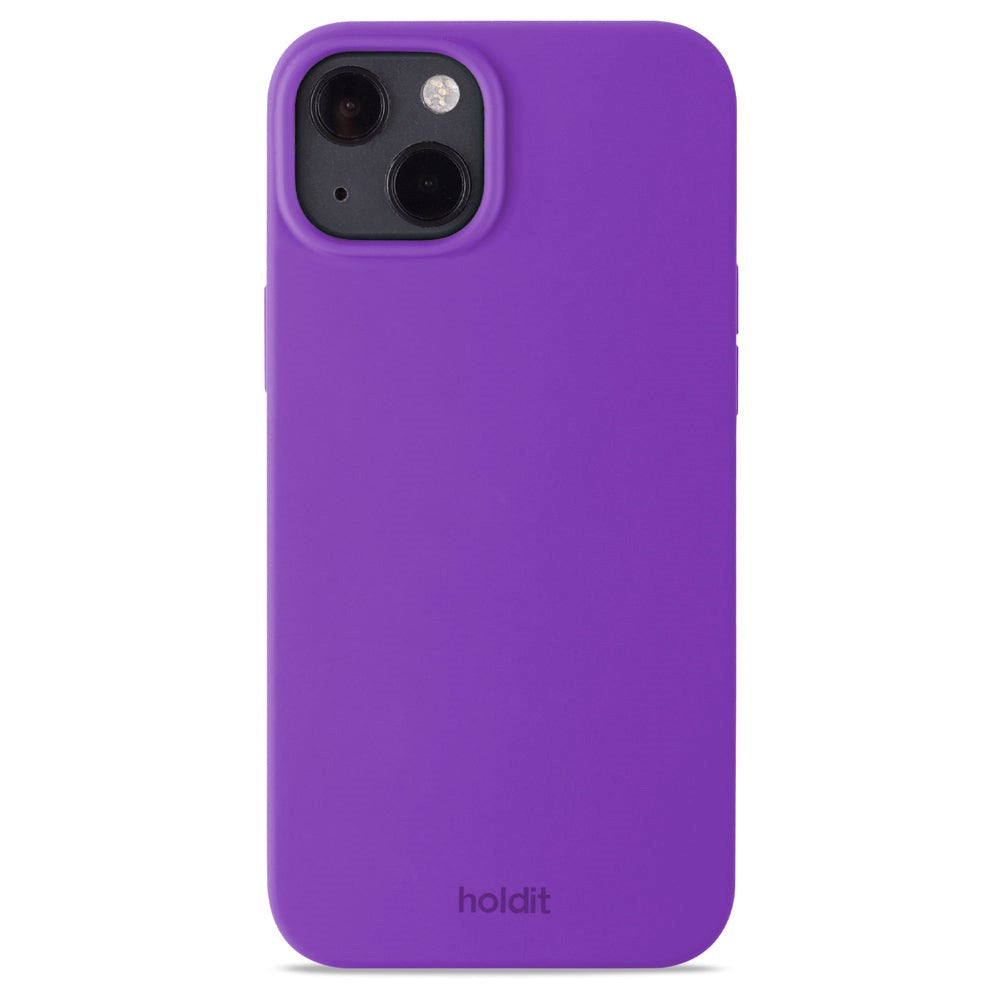 Holdit iPhone 13 Soft Touch Silicone Case - Bright Purple