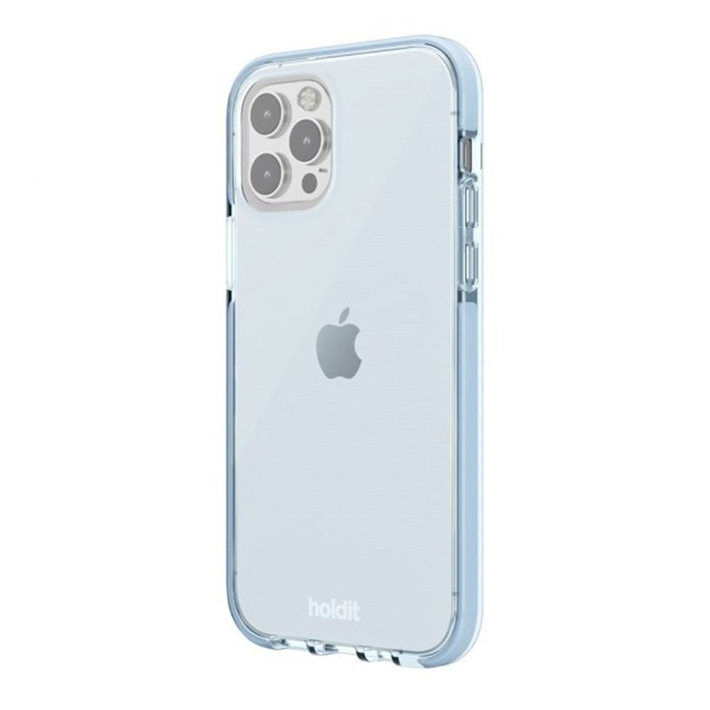 Holdit iPhone 12 / 12 Pro Seethru Case - Mineral Blue