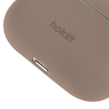 Holdit Nygård Silicone Case for AirPods Pro 2nd Gen (2022) - Mocha Brown