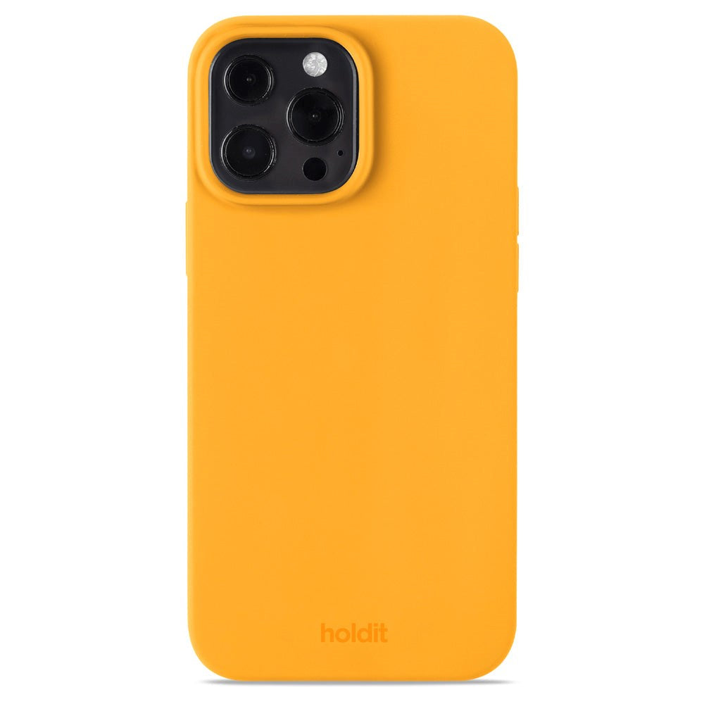 Holdit iPhone 13 Pro Max Soft Touch Silicone Case - Orange Juice