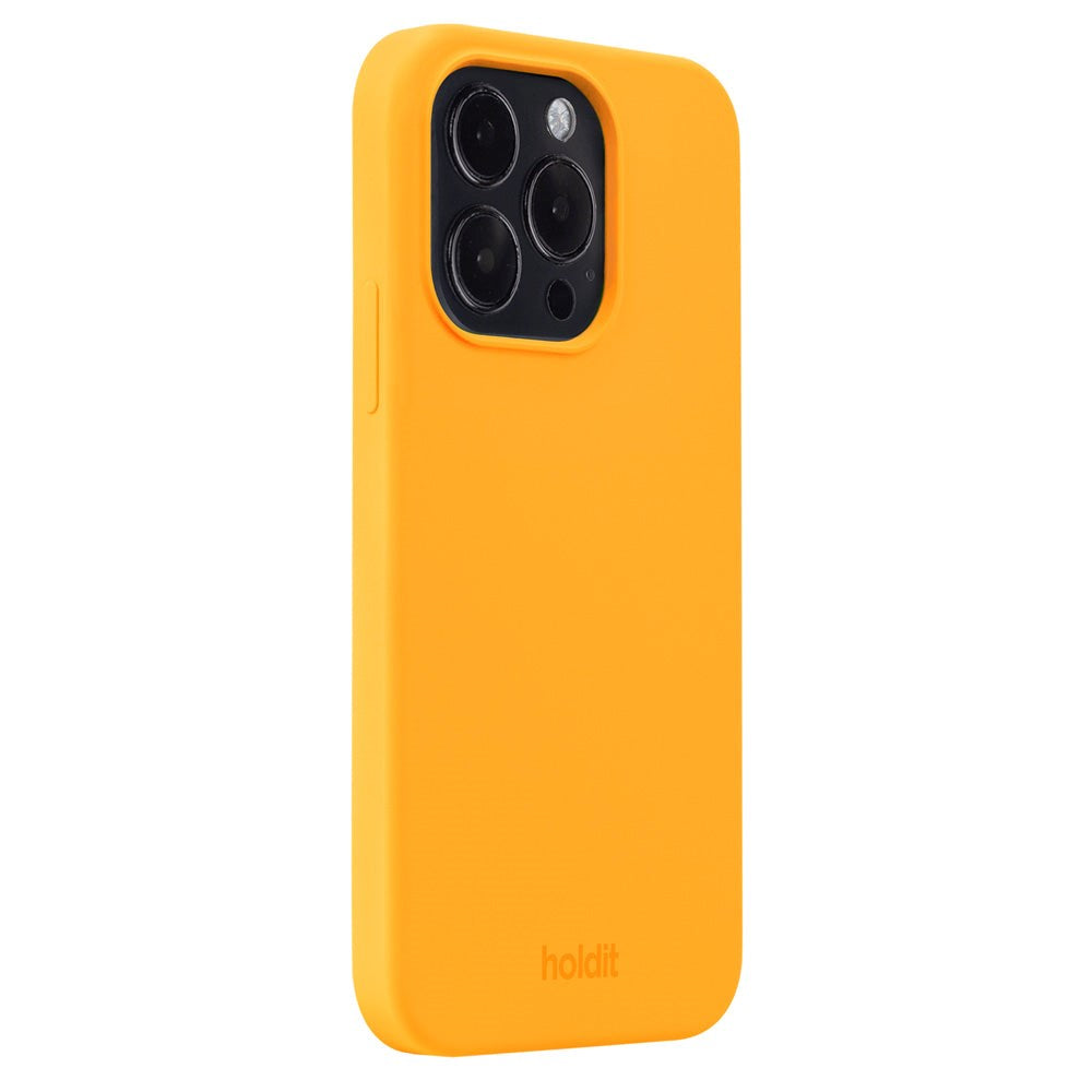 Holdit iPhone 14 Pro Soft Touch Silicone Case - Orange Juice