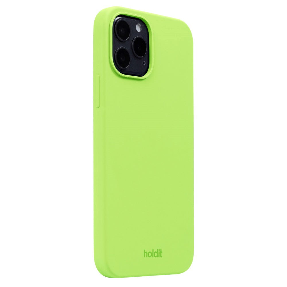 Holdit iPhone 12 / 12 Pro Soft Touch Silicone Case - Acid Green