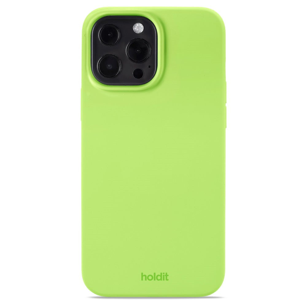 Holdit iPhone 13 Pro Max Soft Touch Silicone Case - Acid Green