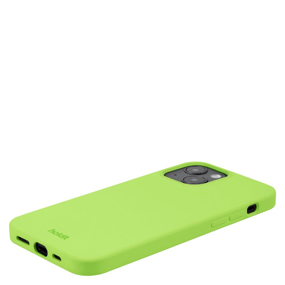 Holdit iPhone 14 / 13 Soft Touch Silicone Case - Acid Green