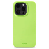 Holdit iPhone 14 Pro Soft Touch Silicone Case - Acid Green