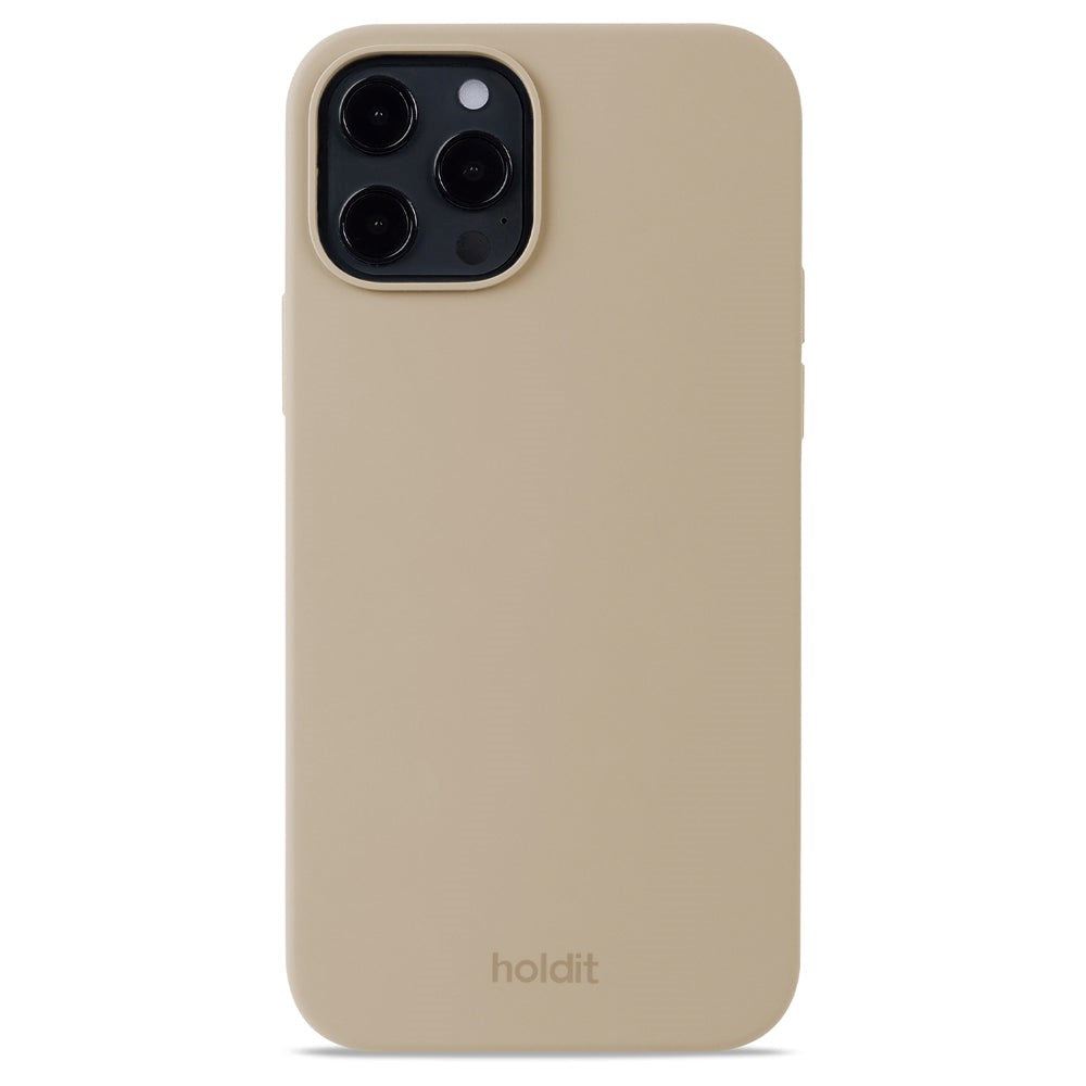 Holdit iPhone 12 / 12 Pro Soft Touch Silicone Case - Latte Beige