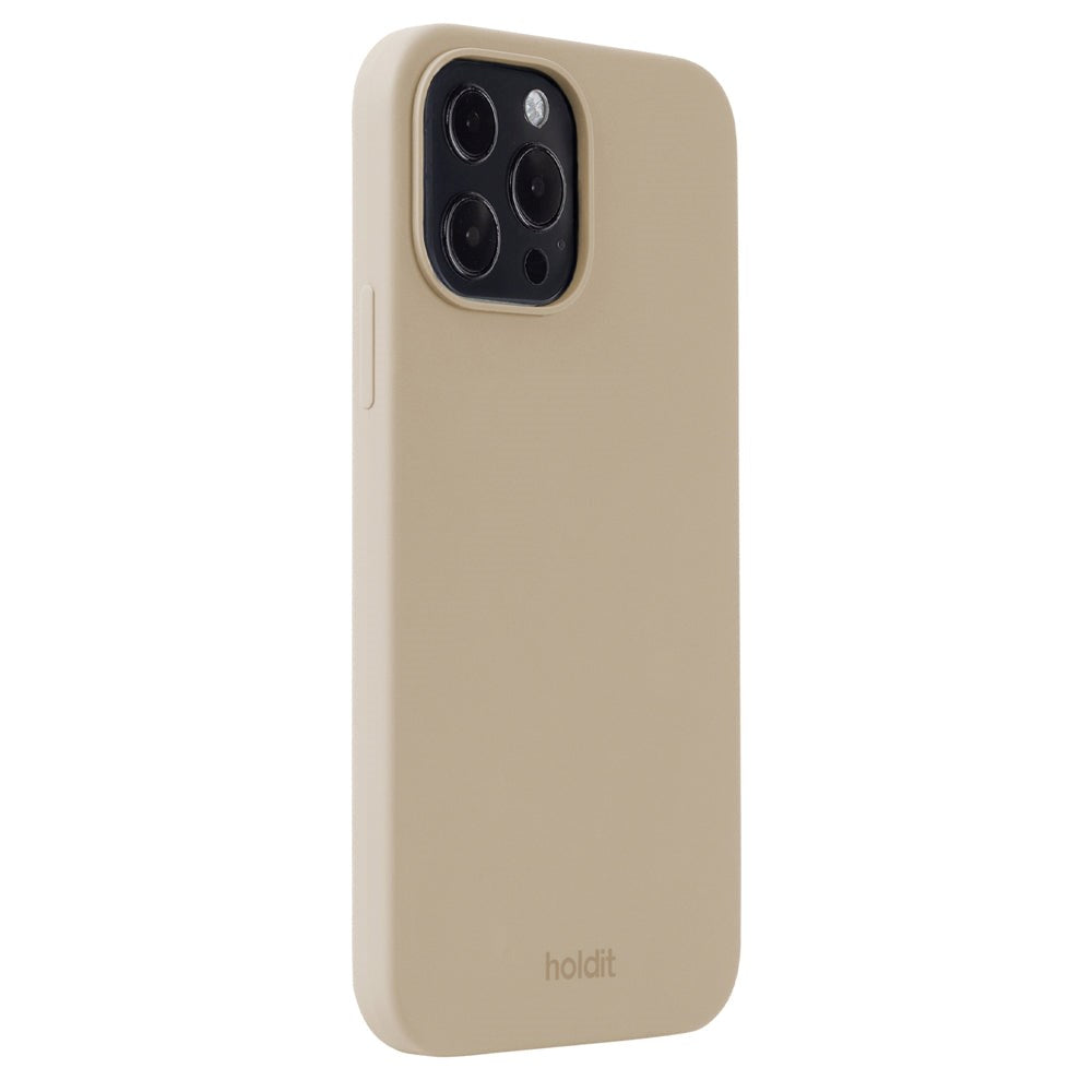 Holdit iPhone 13 Pro Max Soft Touch Silicone Case - Latte Beige