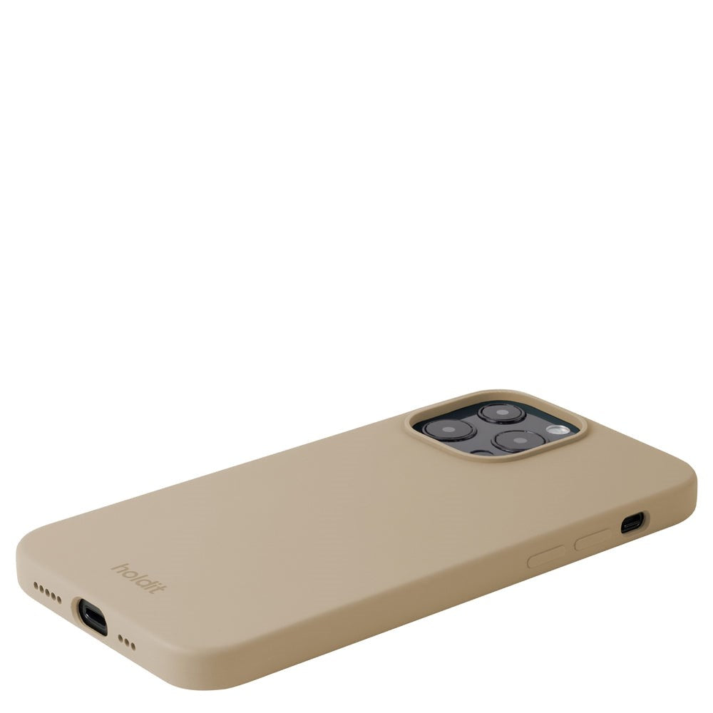 Holdit iPhone 13 Pro Max Soft Touch Silicone Case - Latte Beige