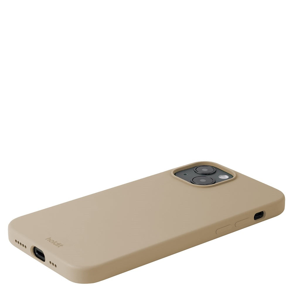 Holdit iPhone 14 Plus Soft Touch Silicone Case - Latte Beige