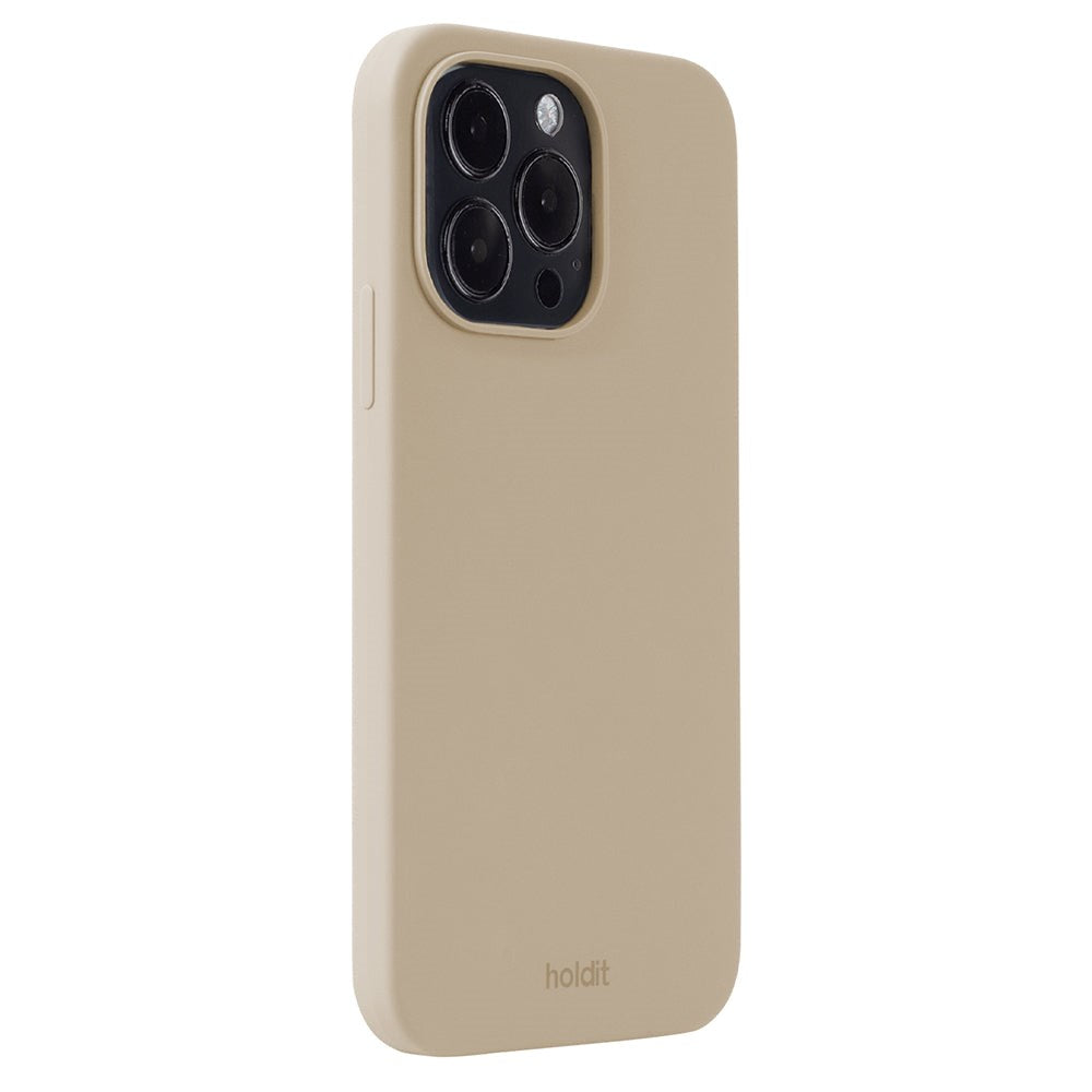 Holdit iPhone 14 Pro Max Soft Touch Silicone Case - Latte Beige