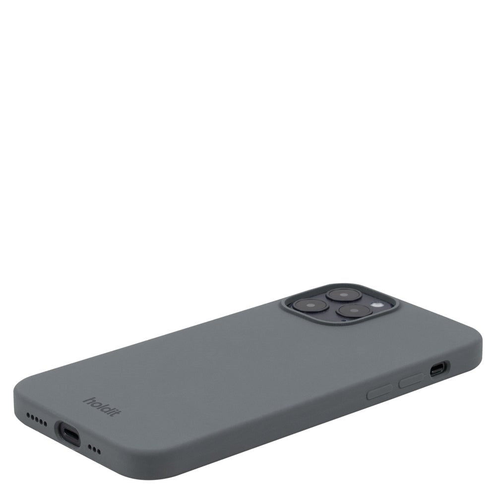 Holdit iPhone 12 / 12 Pro Soft Touch Silicone Case - Space Gray