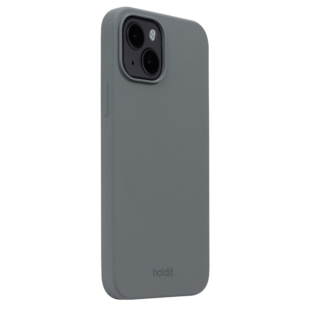 Holdit iPhone 14 / 13 Soft Touch Silicone Case - Space Gray