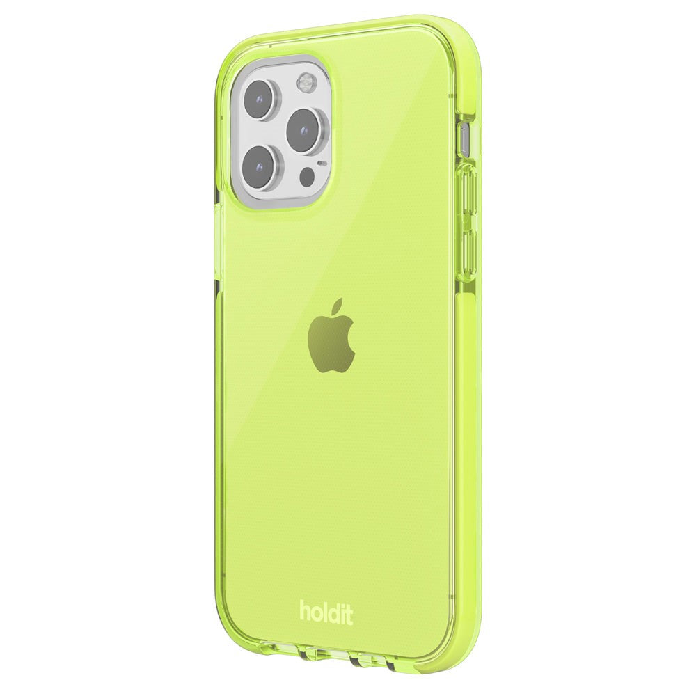 Holdit iPhone 13 Pro Seethru Case - Acid Green