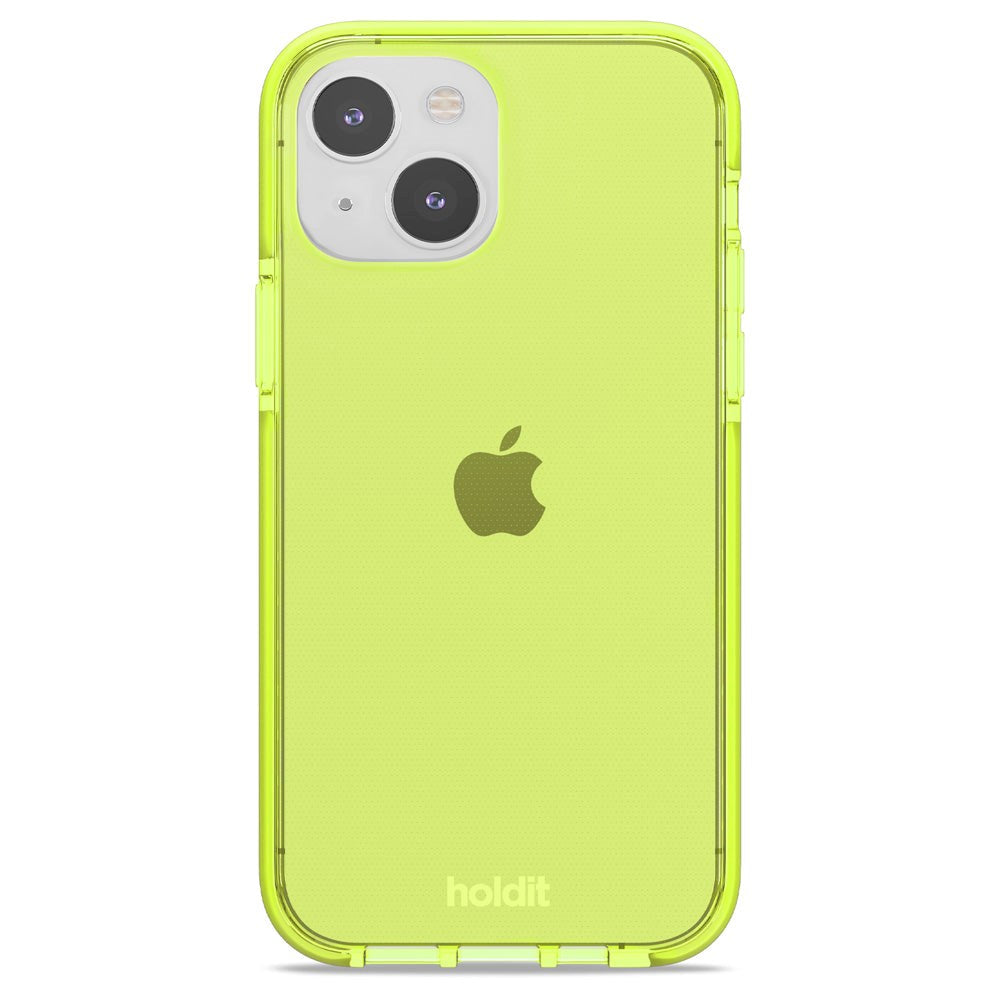 Holdit iPhone 14 / 13 Seethru Case - Acid Green