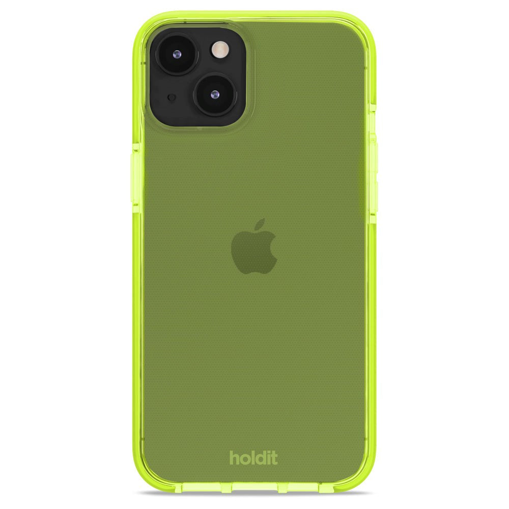 Holdit iPhone 14 Plus Seethru Case - Acid Green