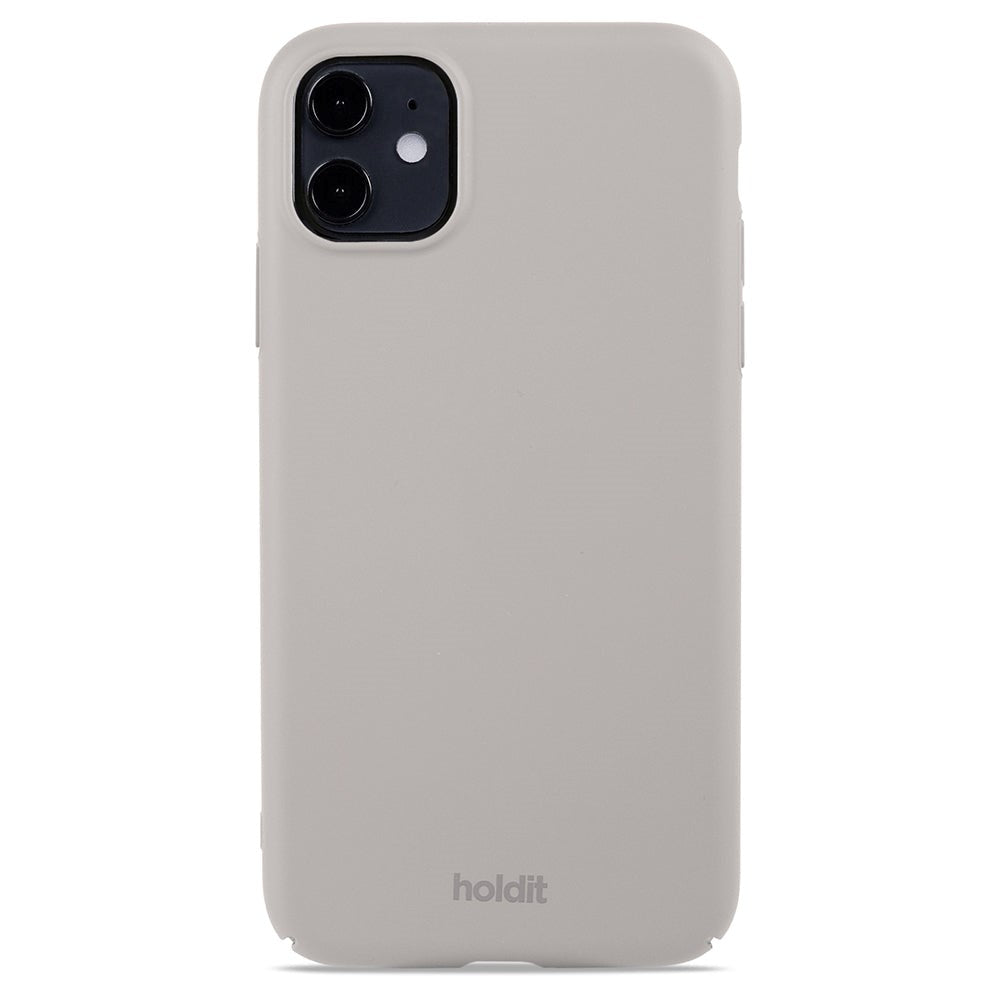 Holdit iPhone 11 Slim Plastic Case - Taupe