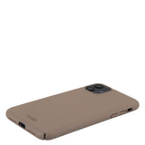 Holdit iPhone 11 Slim Plastic Case - Mocha Brown