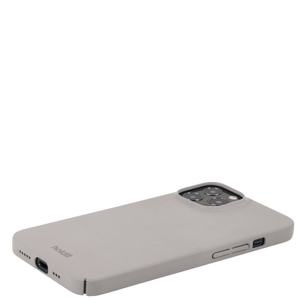 Holdit iPhone 12 / 12 Pro Slim Plastic Case - Taupe