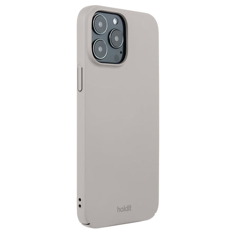 Holdit iPhone 13 Pro Max Slim Plastic Case - Taupe