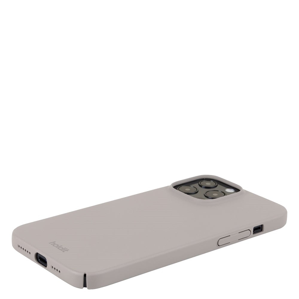 Holdit iPhone 13 Pro Max Slim Plastic Case - Taupe