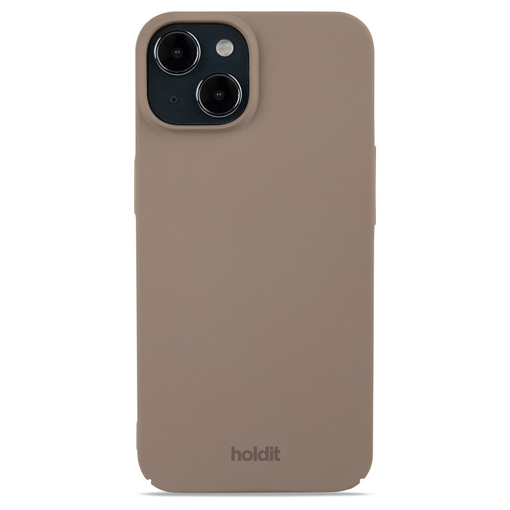 Holdit iPhone 14 / 13 Slim Plastic Case - Mocha Brown