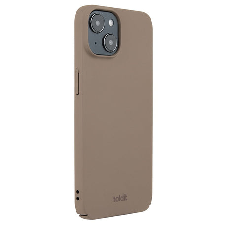 Holdit iPhone 14 / 13 Slim Plastic Case - Mocha Brown