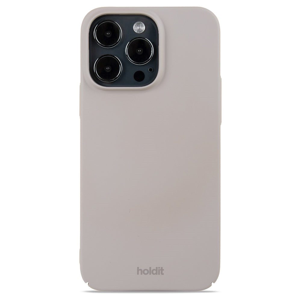 Holdit iPhone 14 Pro Max Slim Plastic Case - Taupe