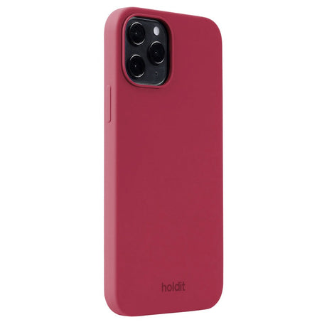 Holdit iPhone 12 / 12 Pro Soft Touch Silikone Case - Red Velvet